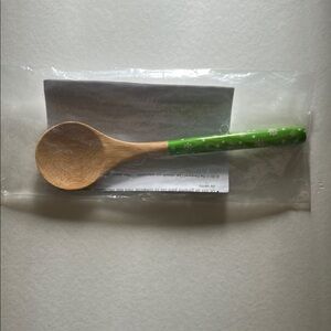 Pampered Chef Bamboo Snowflakes Spoon